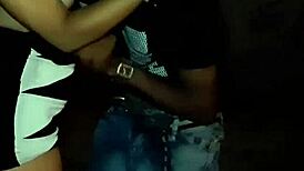 Naughty niece Jessyca Arantes sucking big black cock on the street 😈