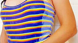 sexy teen 18+ stepsister flaunts perfect ass.