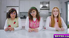 harper red and friends explore monster cocks