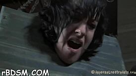 Hottie in Latex Dress Gets Punished Hard in Garage. So Kinky! 😈