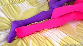 Lacey Channing and Victoria Rae Black dive into kinky foot fetish fun. It's wild!