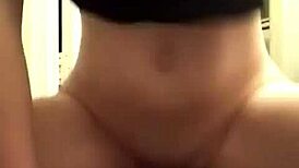 Cutie whispers dirty talk while masturbating for daddy