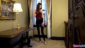 Ava Holt Masturbates Solo.