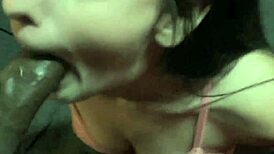 petite chloe gets horny during breakfast and uses dildo