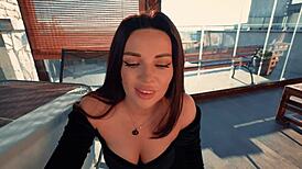 Man, that waiter just banged a hot MILF in restaurant!