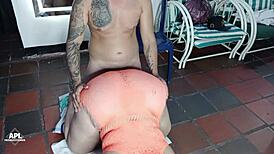 Tasting that delicious ass of the new model I hired?