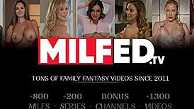 Oh Yeah, That Mature Step Mom With Her Big Ass Secretly Fucks Her Step Son Hard!