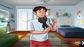 Wow, fucking that chubby milf in headphones!