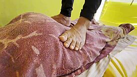 Latina Milf Massage on Beach Cures Her