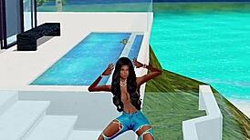 Big Ass Indian Cartoon Hentai Girl Gets Rough Outdoor Public Fuck At Greystone Mansion.