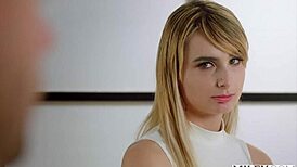 Milfy Nikki cums hard riding his cock, wow!