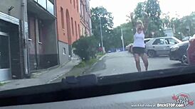 Bitch Stop - Wanna See This Horny Nympho Fucked Outdoors?