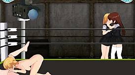 princess of the ring battle, nina vs karin in wild anime catfight. who dominates tonight?