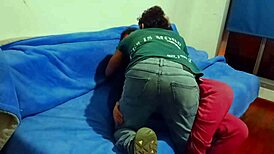 young couple films hot ass sex with petite redhead