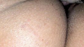 Homemade couple licking my wife's hairy pussy