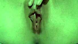 Intense close-up orgasm