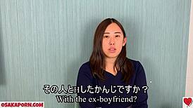 Chubby Japanese Amateur's Raw Tit Play