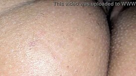 Homemade couple licking my wife's hairy pussy