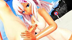 I-I have beach sex with Ryu-chan