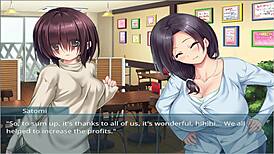 Oppaicafe: Stedmor tager endnu en jomfrudom i hentai spil