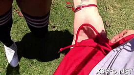 Bff babes get impaled on jock in hardcore group sex