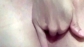 Intense close-up orgasm