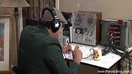 Redhead Princess Sucking and Cumshot Blowjob