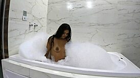 Wow, I'm in That Sensual Foam Bath in the Tub!