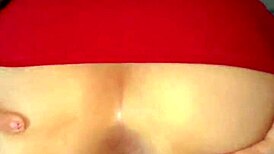 Latina masturbates with the dick and begs for cock. She rides it hard in doggystyle.