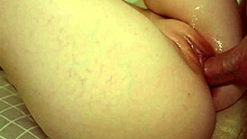 beautiful brunette in cinema amateur scene