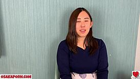 Chubby Japanese Amateur's Raw Tit Play