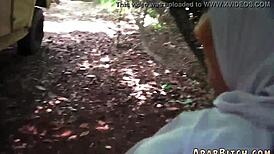 muslim dick meets arab nymph in outdoor hardcore teen fucking with white guy