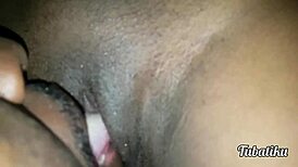 Wow! She’s Shy But Craves My Fingers in Her Black Pussy! Licking and Fingering for New Year Madness.