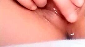 Chinese Babe Masturbates Hard in Solo Session