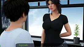 Milfy City gameplay part 8 with outdoor titty fuck action