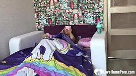 I Love Morning Masturbation In Bed Fingering Pussy To Orgasm