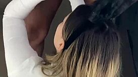 Snowbunny Gets Clothes Ripped by BBC and Gets Fucked Then Gets Filled with Cum Interracial