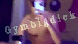 Is this handsome asian twink riding bareback on his boyfriend's cock in their homemade video?