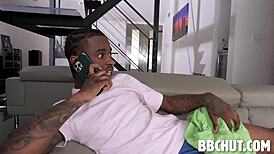 Maya Woulfe hops on big black cock Damion Dayski