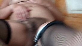 Look at my beautiful stepmom's big hairy pussy now!