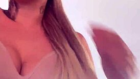 Gym cardio heats up, shirt off, wet pussy exposed