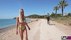 angie lynx pulling off wild anal moves in public, wanna see?