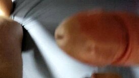 Hungry Cuckold Wife Sucking Two Cocks Simultaneously, Dripping Wet