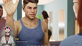 anime game hentai booty grab in scent 3