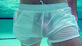 XnxxJohn Pool Boy Caught in See-Thru Underwater GoPro Action