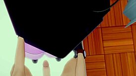 Tv Woman Wants to Heat Things Up Between Her Legs