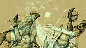 Detailed vintage erotic drawings