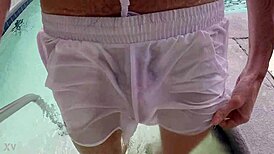 XnxxJohn Pool Boy Caught in See-Thru Underwater GoPro Action