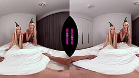 Two Blonde Elves Make Your Christmas Better Than Ever