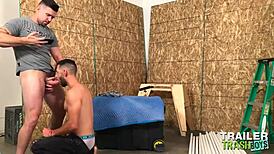 Trailertrashboys star Trenton Ducati raw fucks gay with monster cock